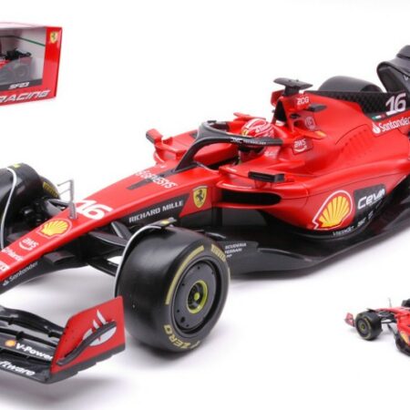 Burago FERRARI F-23 N.16 2023 CHARLES LECLERC 1:18