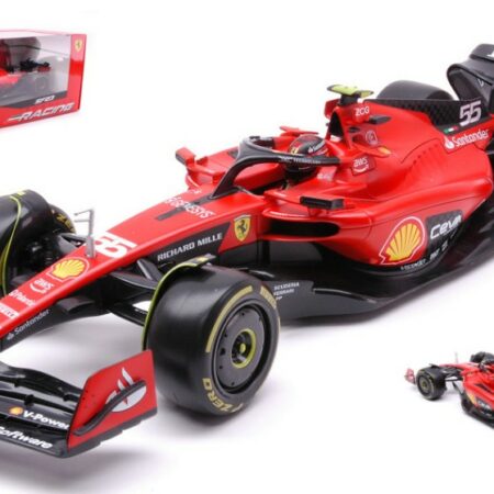 Burago FERRARI F-23 N.55 2023 CARLOS SAINZ 1:18