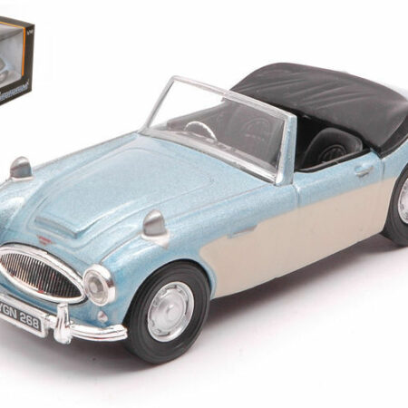 Cararama AUSTIN HEALEY CONVERTIBLE LIGHT BLUE 1:43