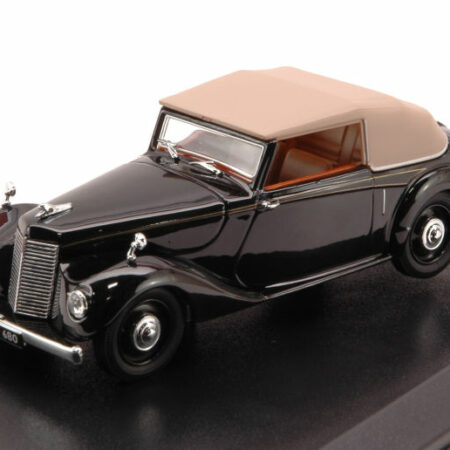 Oxford ARMSTRONG SIDDELEY HURRICANE CABRIO SOFT TOP 1946 BLACK 1:43