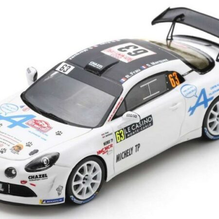 Spark Model ALPINE A110 N.63 RALLY MONTE CARLO 2023 R.FRAU-S.MARQUEZ 1:43