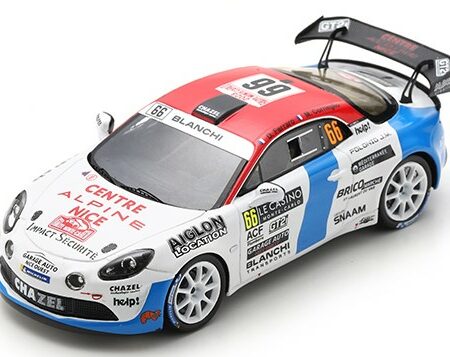 Spark Model ALPINE A110 N.66 2nd RGT RALLY MONTE CARLO 2023 D.FERRARO-M.CORNEGL 1:43