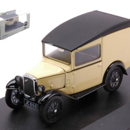 Oxford AUSTIN SEVEN RN VAN PRIMROSE CREAM YELLOW 1:43