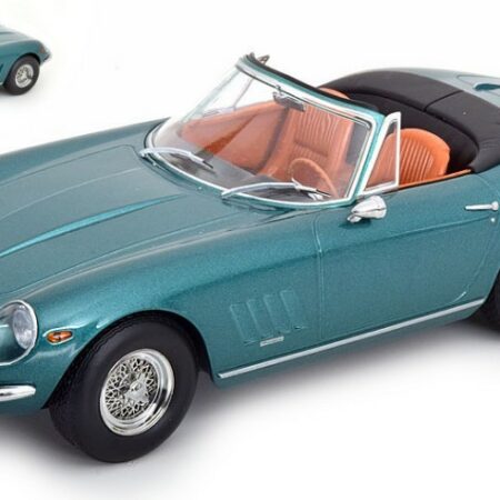 KK Scale FERRARI 275 GTB4 NART SPYDER 1967 W/REMOVABLE SOFTTOP MET.GREEN 1:18