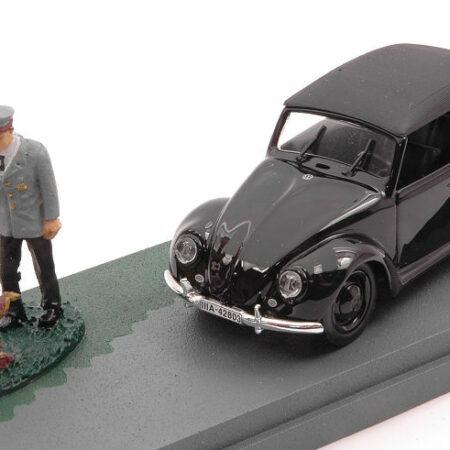 Rio VW MAGGIOLINO CABRIO 1938 NIDO DELL'AQUILA W/HITLER & BLONDIE 1:43