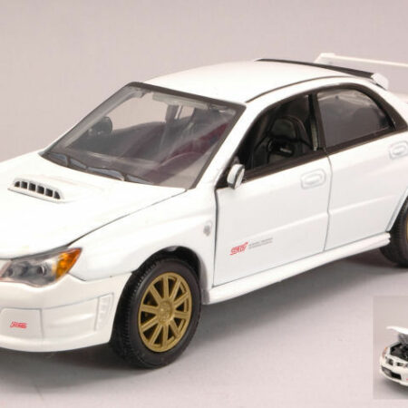 MotorMax SUBARU IMPREZA WRX STI 2003 WHITE 1:24