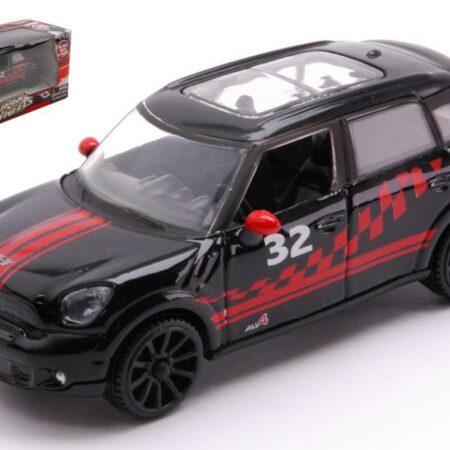 MotorMax MINI COOPER S COUNTRYMAN 2017 BLACK/RED 1:43