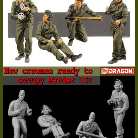 Dragon GERMAN SELF PROP.GUN CREW KIT 1:35