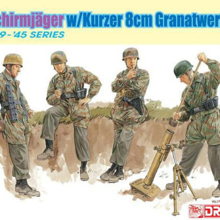 Dragon FALLSCHIRMJAGER W/KURZER 8cm GRANATWERFER 42 KIT 1:35