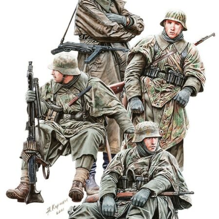 Miniart GERMAN TANK RIDERS ARDENNES 1944 KIT 1:35