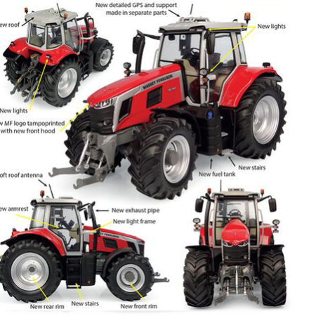 Universal Hobbies TRATTORE MASSEY FERGUSON 7S.190 2023 1:32