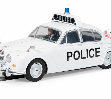 Scalextric JAGUAR MK2 POLICE EDITION SLOT 1:32