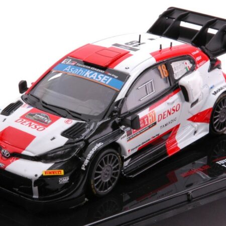 Ixo Model TOYOTA YARIS WRC N.18 RALLY YPERN 2022 KATSUTA-JOHNSTON 1:43