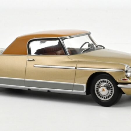 Norev CITROEN DS 19 LE DANDY 1964 BEIGE METALLIC & BROWN ROOF 1:18