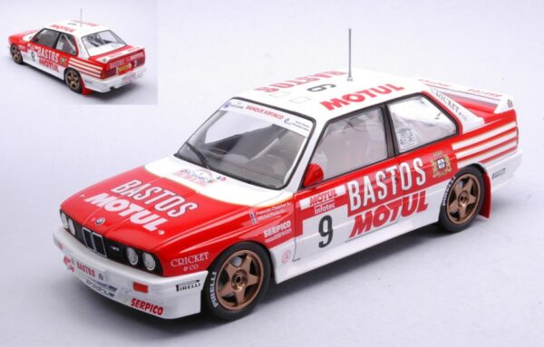 Ixo Model BMW E30 M3 N.9 RALLY TOUR DE CORSE 1988 CHATRIOT/PERIN 1:24