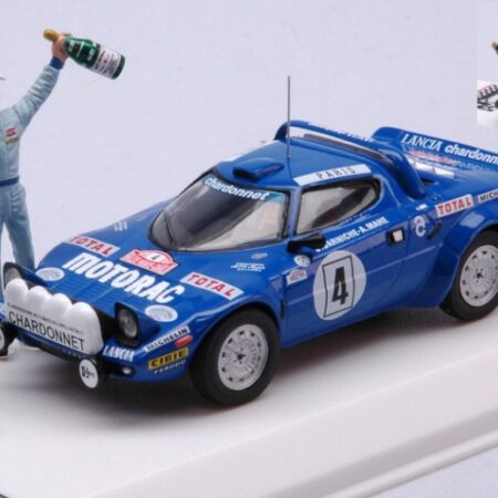 Ixo Model LANCIA STRATOS HF N.4 WINN.RALLY MONTE C.1979 W/FIG.DARNICHE-MAHE 1:43