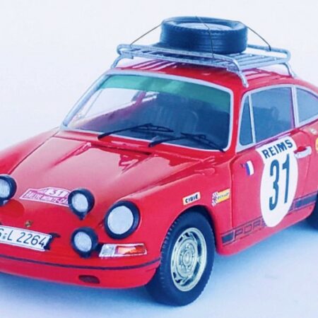 Trofeu PORSCHE 911 S 2nd RALLY MONTE CARLO 1969 LARROUSSE-GELIN 1:43