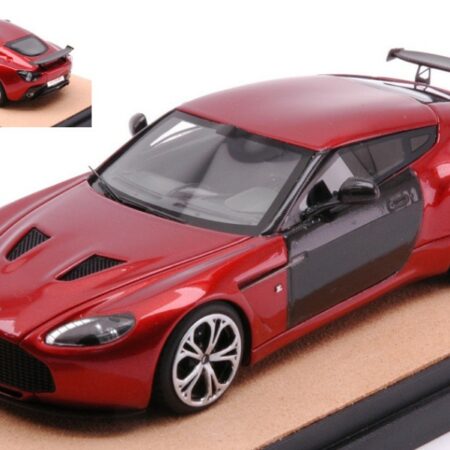 Tecnomodel ASTON MARTIN V12 ZAGATO 2012 METALLIC RED W/CARBON ED.LIM.PCS 10 1:43