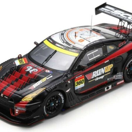 Spark Model RUNUP RIVAUX GT-R N.360 SUPER GT300 2023 T.AOKI-A.TANAKA-T.OTAKI 1:43