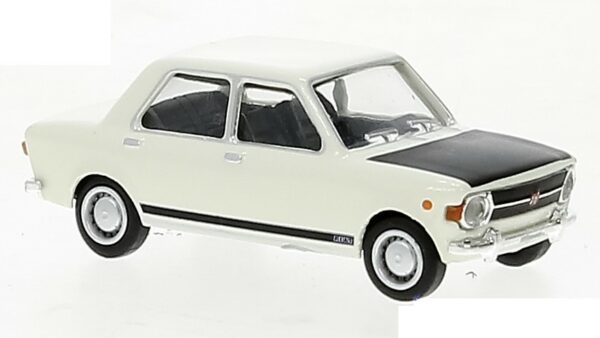 Brekina FIAT 128 WHITE/BLACK 1:87