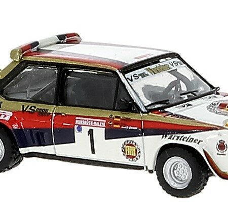 Brekina FIAT 131 ABARTH NR.1  FIAT WARSTEINER RALLY HUNSRUECK W.ROHRL 1:87