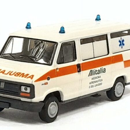 Brekina FIAT DUCATO BUS AMBULANZA ALITALIA 1:87