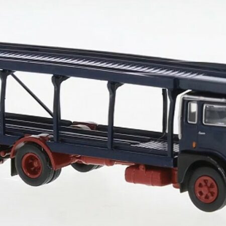 Brekina FIAT 642 CAR TRANSPORT DARK BLUE/DARK RED 1:87