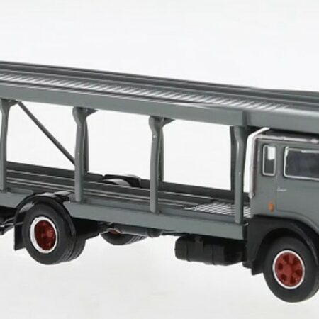 Brekina FIAT 642 CAR TRANSPORT GREY/BLACK 1:87