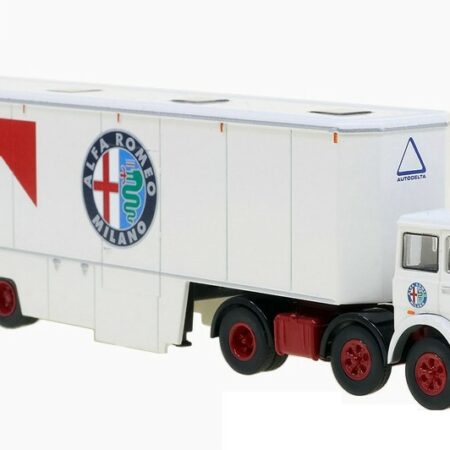 Brekina FIAT 691 T RENNTRANSPORT ALFA ROMEO 1:87