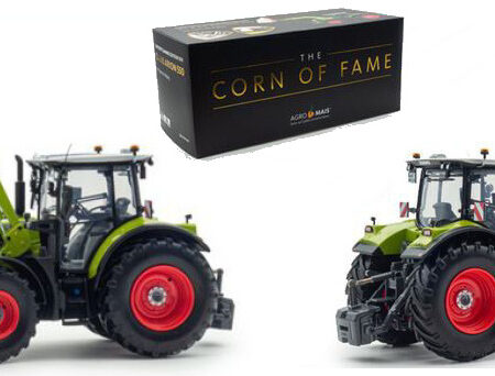 Universal Hobbies CLAAS ARION 550 WITH FRONTLOADER +AGROMAIS BIGBAG 1:32