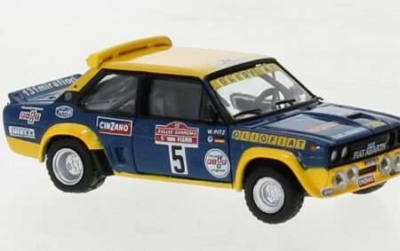 Brekina FIAT 131 ABARTH N.5 OLIO FIAT RALLY SAN REMO 1977 W.ROHRL 1:87