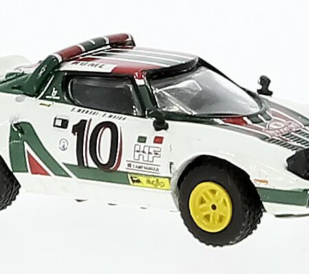 Brekina LANCIA STRATOS HF N.10 WINN.RALLY MONTECARLO 1976 MUNARI-MAIGA 1:87