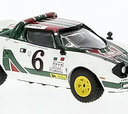 Brekina LANCIA STRATOS HF N.6 2nd RALLY MONTECARLO 1976 WALDEGAARD-THORSZEL.1:87