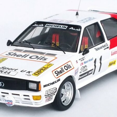 Trofeu AUDI QUATTRO SWEDEN RALLY 1985 LLEWELLIN-SHORT 1:43