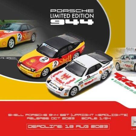 Spark Model PORSCHE 944 TURBO CUP N.2 SHELL & ADLER VON TIROL 1:64