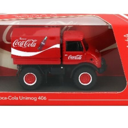 Spark Model UNIMOG 406 COCA COLA 1:64