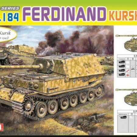 Dragon SD.KFZ.184 FERDINAND KURSK 1943 KIT 1:35