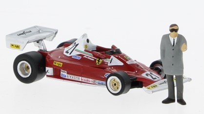 Brekina FERRARI 312 T2 N.21 1976 G.VILLENEUVE W/FIGURE 1:87