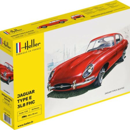 Heller JAGUAR TYPE E 3L8 FHC KIT 1:24