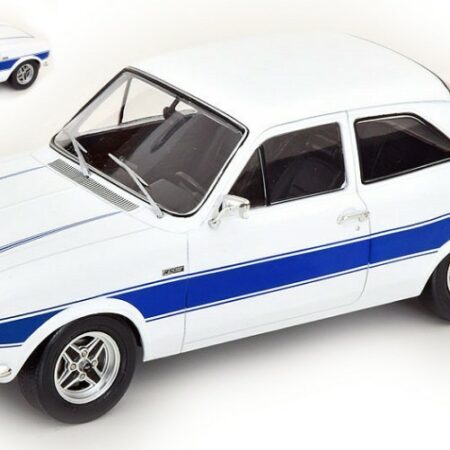 ModelCarGroup FORD ESCORT MK I RS 2000 1973 WHITE/BLUE 1:18