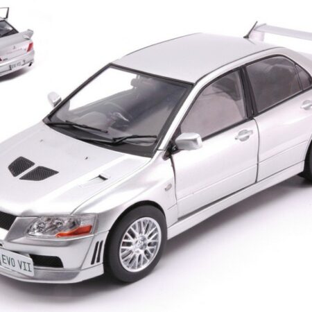 Whitebox MITSUBISHI LANCER EVOLUTION VII 2001 SILVER RHD 1:24