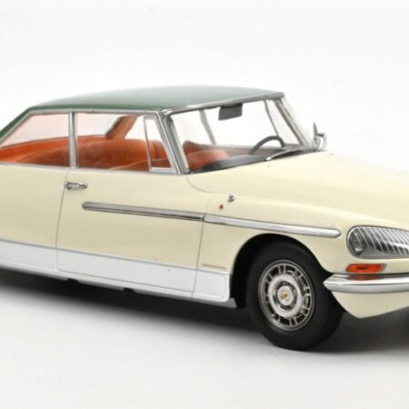 Norev CITROEN DS 21 LE LEMAN 1968 IVORY & GREEN METALLIC ROOF 1:18