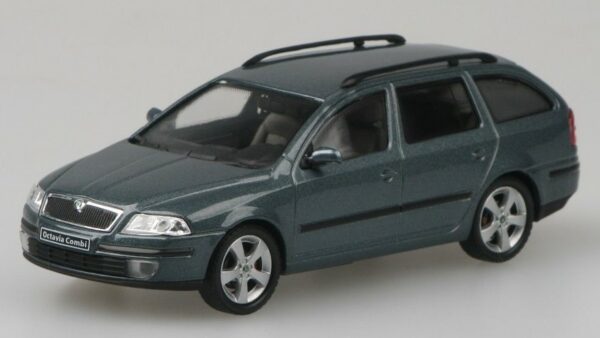 Abrex SKODA OCTAVIA II COMBI 2004 MET.GREY 1:43