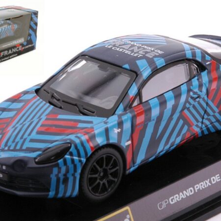 Burago RENAULT ALPINE A110 GRAND PRIX DE FRANCE 2022 LE CASTELLET 1:43