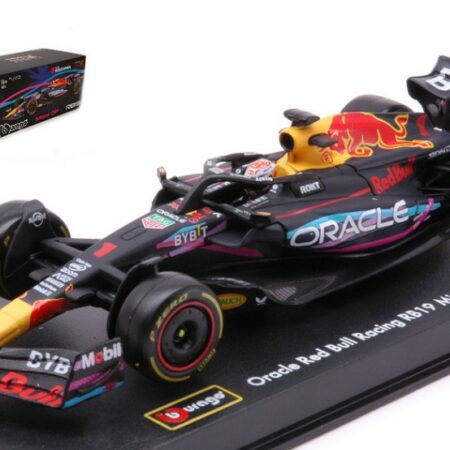 Burago RED BULL RACING RB19 N.1 WINN.MIAMI GP 2023 M.VERSTAPPEN SIGNATURE 1:43