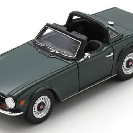 Schuco TRIUMPH TR6 GREEN W/HARD TOP OPEN 1:43