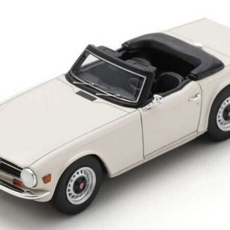 Schuco TRIUMPH TR6 WHITE OPEN 1:43