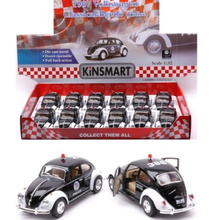 Kinsmart VW CLASSICAL BEETLE 1967 POLICE cm 12,5 1:32