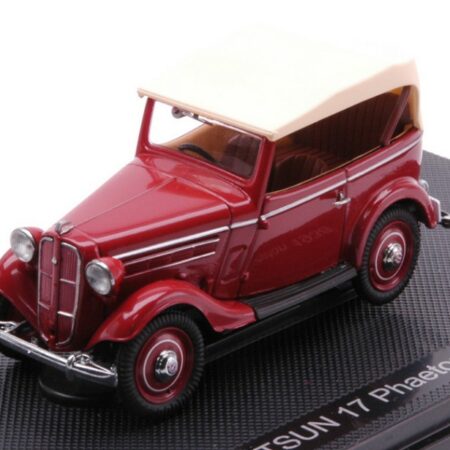 Ebbro DATSUN 17 PHAETON 1938 AMARANT W/CREAM ROOF 1:43