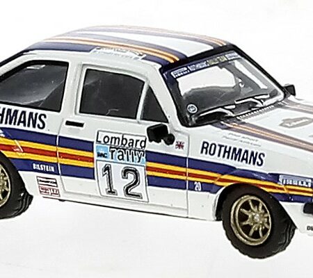 Brekina FORD ESCORT RS 1800 N.12 RALLY RAC LOMBARD 1981 P.AIRIKKALA 1:87